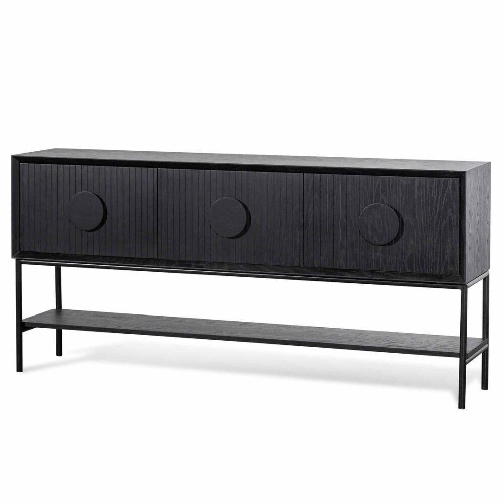 Curtis 1.8m Console Table - Black - Image 3