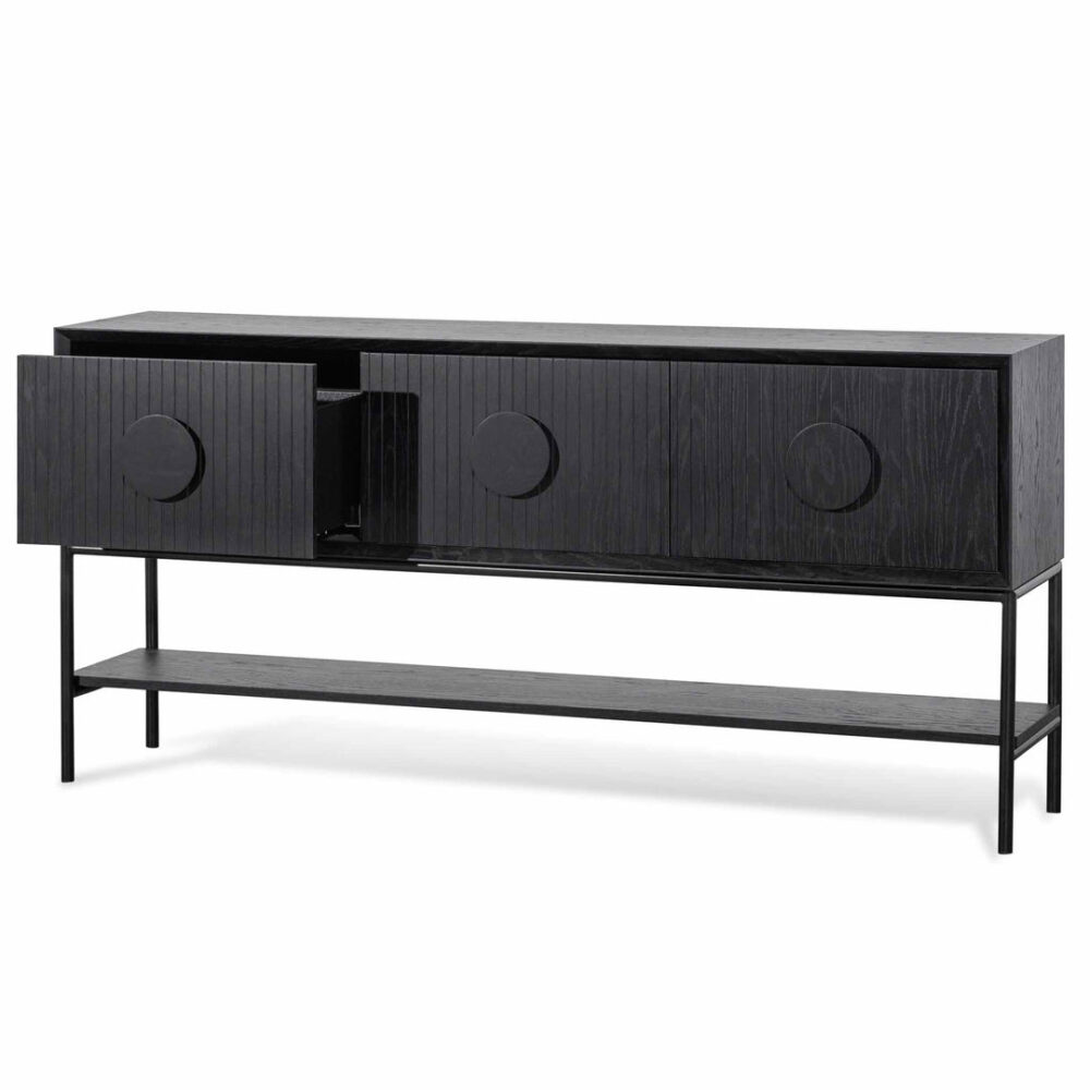 Curtis 1.8m Console Table - Black - Image 4