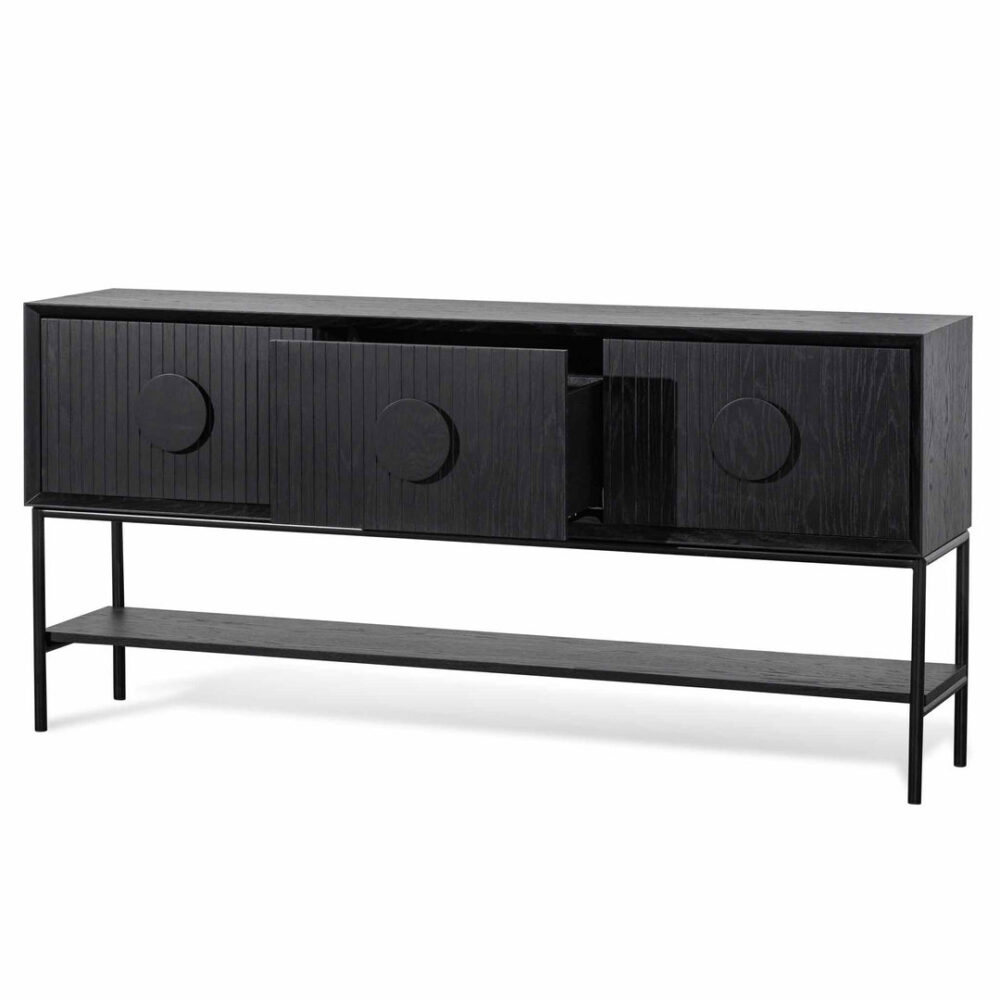 Curtis 1.8m Console Table - Black - Image 5