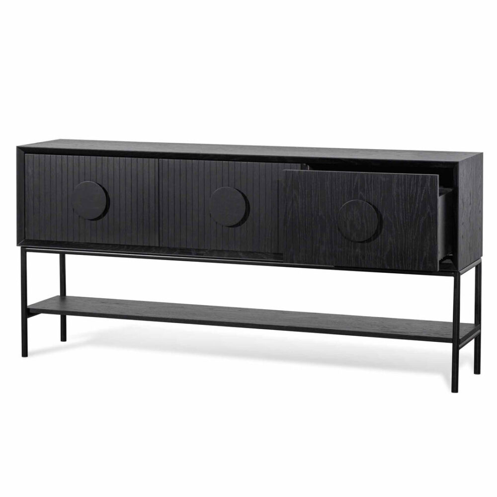 Curtis 1.8m Console Table - Black - Image 6