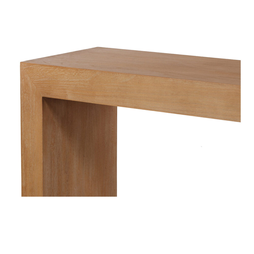 Jasmine 1.6m ELM Console Table - Natural - Image 4