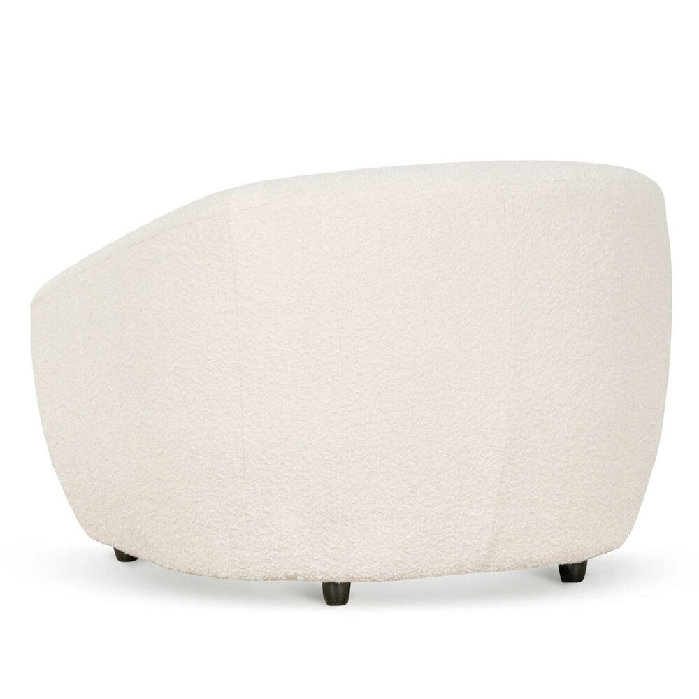 Hurst Armchair - Ivory White Boucle - Image 6