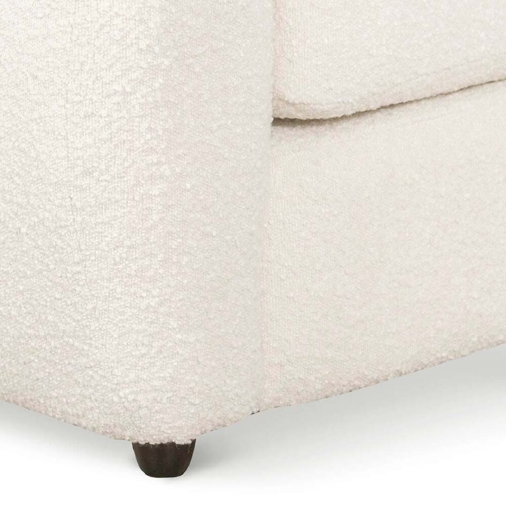 Hurst Armchair - Ivory White Boucle - Image 12