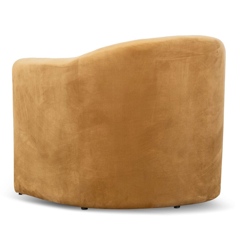 Daren Fabric Armchair - Mustard - Image 5