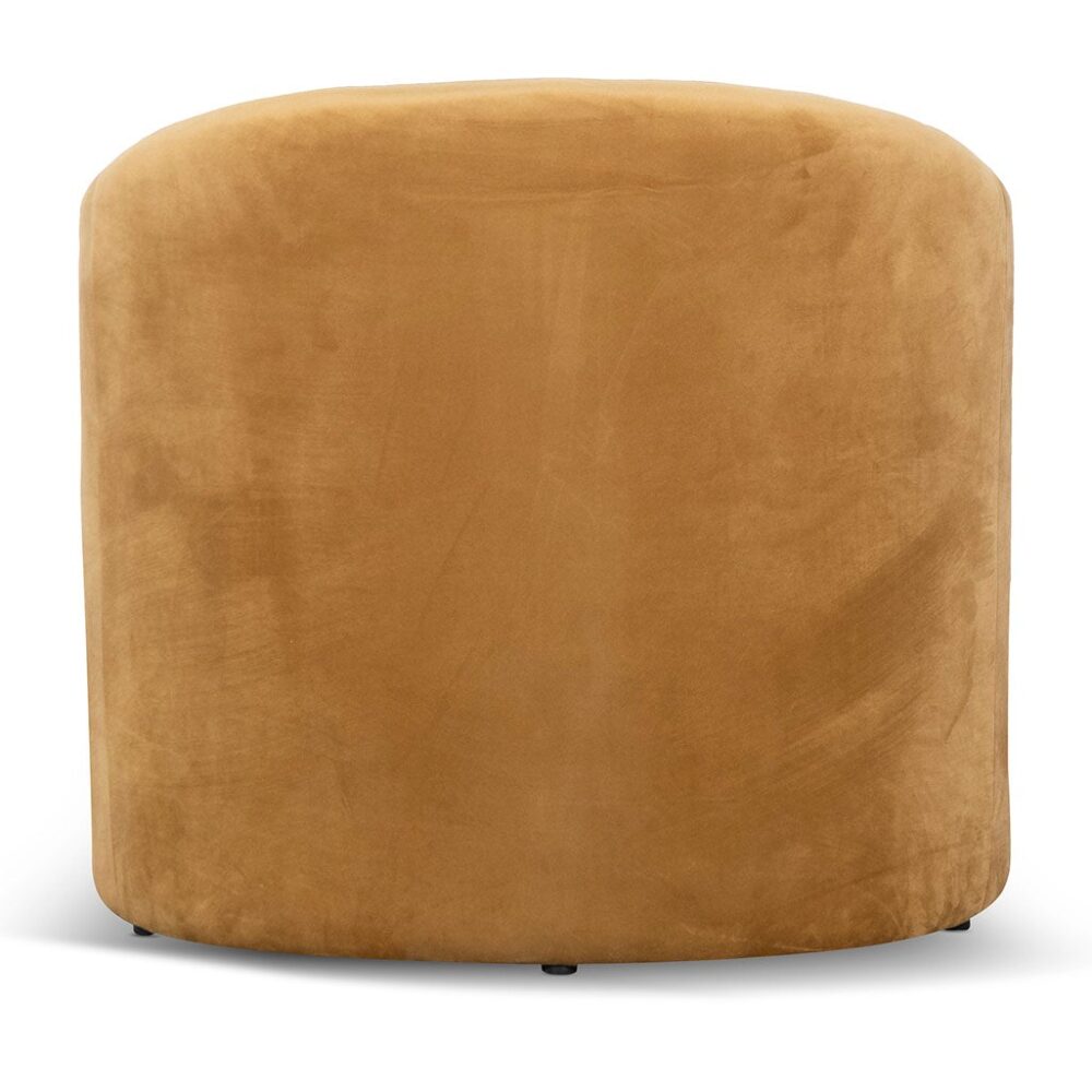 Daren Fabric Armchair - Mustard - Image 6