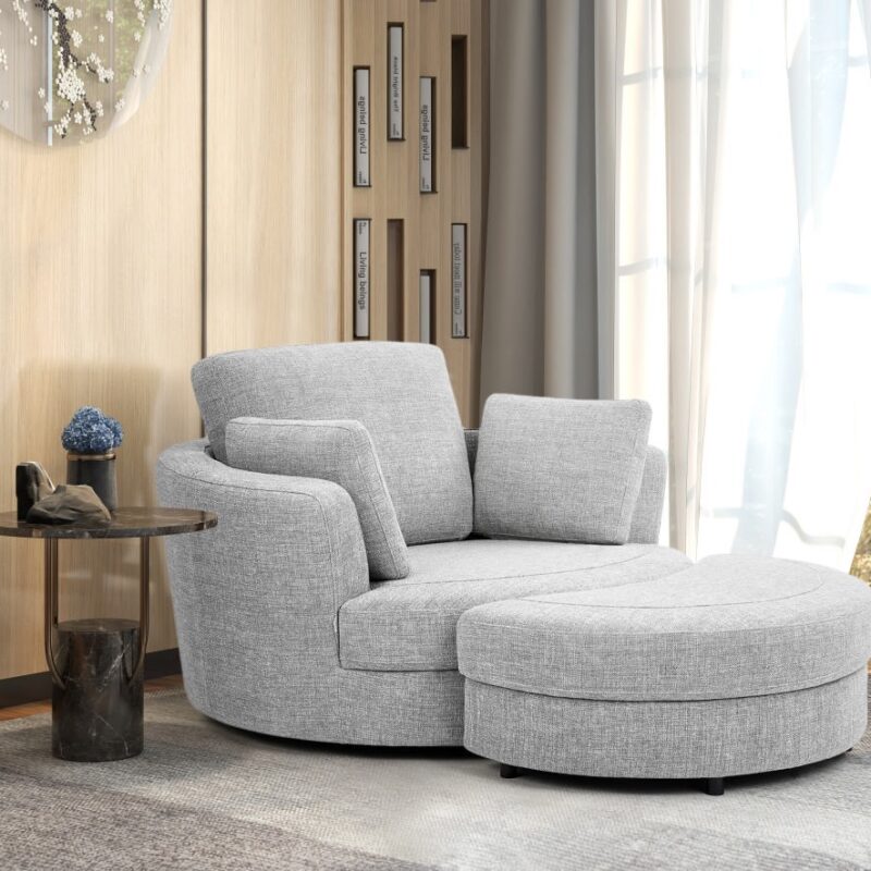 Cuddle Swivel Chair Astral Ash